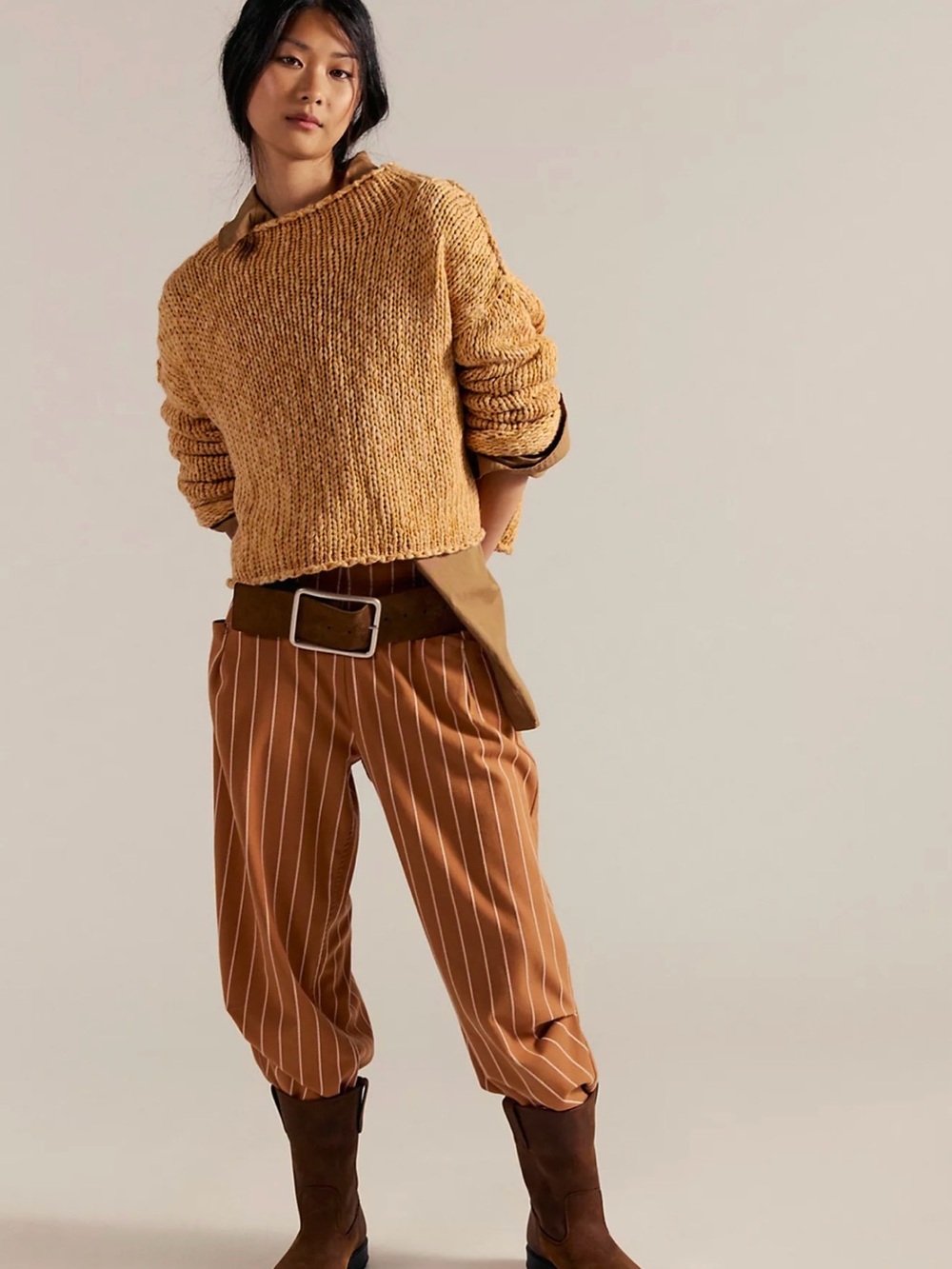 NWT Free People Nice Choice Pull-On Trousers